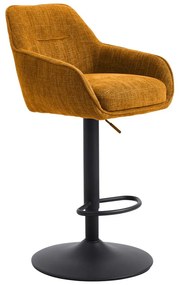Scaune de bar portocalii 2 buc. (înălțime șezut 69 cm) Avola – Unique Furniture