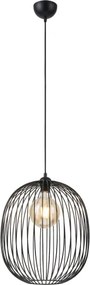 Lampă suspendată pe cablu DESTELLO 1xE27/15W/230V Ø 33 cm negru