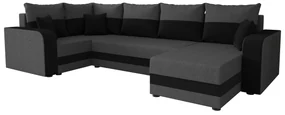 Colțar în formă de U Harmony Long (Gri + Negru) (S). 1057209