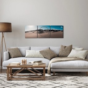Tablou - Din deșert (cu ceas) (90x30 cm)