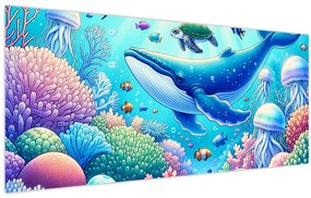 Tablou – Lume subacvatică (120x50 cm)