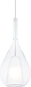 Ideal Lux - Pendul pe cablu KALIQUE 1xE27/42W/230V Ø 18 cm transparent
