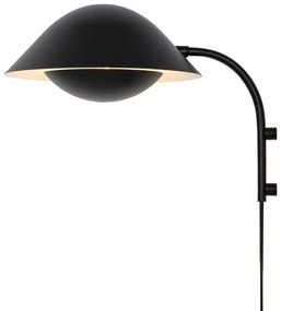 Aplica de perete design modern Freya negru