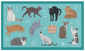 Covoraș de intrare 40x70 cm Cats – Artsy Doormats