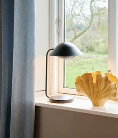 Veioza, lampa de masa design modern Freya negru