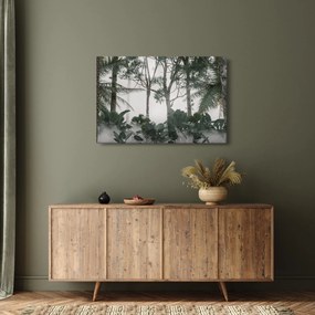 Tablou - Jungla în ceața dimineții (90x60 cm)