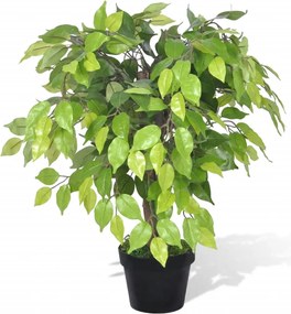 vidaXL Ficus pitic artificial cu ghiveci, 60 cm