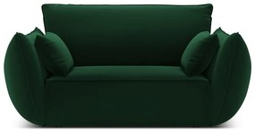 Fotoliu verde închis cu tapițerie din catifea Vanda – Mazzini Sofas