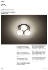 Redo 01-4306 - Plafonieră LED pentru baie OVUM, 3 x 5 W, 230 V, IP44, crom