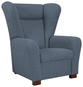 Fotoliu VIVA cu aripi, albastru