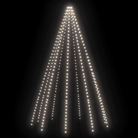 Instalatie brad de Craciun cu 400 LED-uri alb rece 400 cm 1, Alb rece, 400 cm, 400 cm