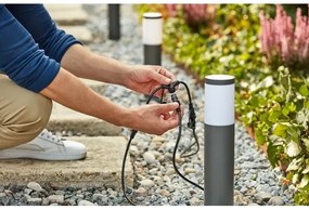 Philips - Lampă LED exterior UTRECHT 24W 230V 2700K IP44