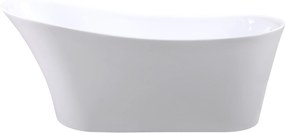 Besco Calima cadă freestanding 170x74 cm ovală alb #WAS-170-C