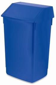 Coș de gunoi albastru de reciclat din plastic 60 l – Addis