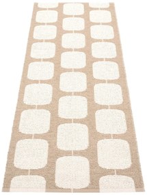 Covor tip traversă pentru interior și exterior bej/crem 70x200 cm Sten Light Nougat – Pappelina