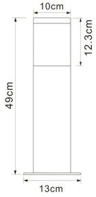 Globo 34019S1 - Lampă exterior LALLI 1xE27/60W/230V IP44