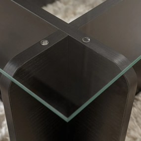 Masă de cafea Flavio Wooden Black