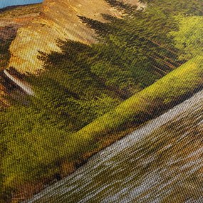 Tablou - Stânci lăngă lac (90x60 cm)