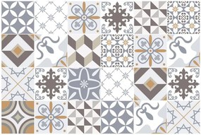Set 24 autocolante de perete Ambiance Cute, 10 x 10 cm