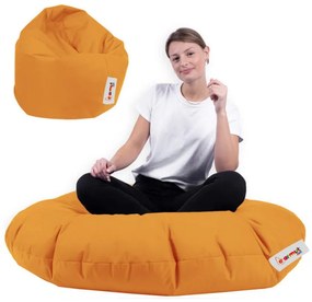 Fotoliu Bean Bag Iyzi 100 Cushion Pouf, Portocaliu