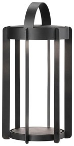 Felinar cu LED negru cu USB (înălțime 30 cm) pentru exterior Firefly – Zone