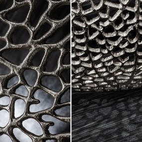 Masuta cu aspect deosebit Leaf 80cm, argintiu A-38941 VC