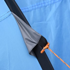 Outsunny Cort de Camping Pop Up pentru 2 Persoane cu 2 Uși, 4 Ferestre și Înveliș Impermeabil, 263.5x220x123 cm, Verde | Aosom Romania