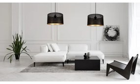 Lustră pe cablu ALDO 2xE27/60W/230V neagră