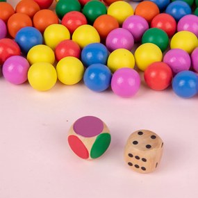 Culori, numere jucărie de dezvoltare Montessori din lemn