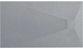 Rea Magnum Grey cadita de dus dreptunghiulara x80 cm gri REA-K4107