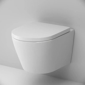 Set vas WC suspendat AM.PM Flash AquaSpin rimless cu capac softclose alb lucios