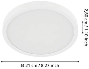 Plafonieră albă LED FUEVA 5 – EGLO