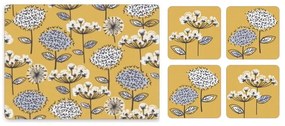 Set cu suporturi farfurii și coasters 8 buc. Retro Meadow – Cooksmart ®