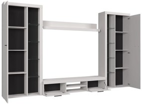 Mobilier living Rokara XL (stejar Lefkas) (fără iluminat). 1058315