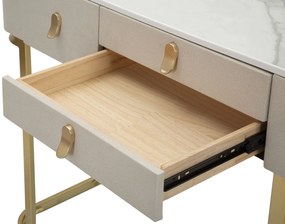 Mauro Ferretti Consola Cu 3 Sertare Beauty cm 100X40X80 | Aosom Romania