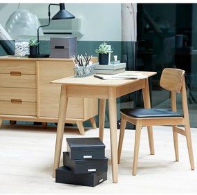 Scaun de dining în culoare naturală Livo – Unique Furniture