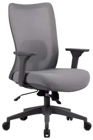 Scaun de birou Bevera, gri