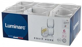 Set pahare pentru apa Luminarc Equip Home 280ml, 6 bucati 1006110