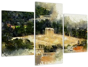 Tablou - Templul lui Zeus, Atena, Grecia (90x60 cm)