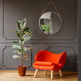 Oglinda rotunda 40CM KLMH-0410S-1 crom