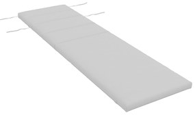 Outsunny Pernă de Lux pentru Șezlong Exterior cu Tetieră și Legături, Perfectă pentru Relaxare, Gri Deschis | Aosom Romania