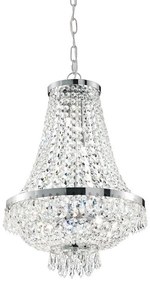 Lustră de cristal pe lanț Ideal Lux CAESAR 9×G9/40W/230V