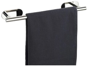 Suport de perete din oțel inoxidabil pentru prosoape Wenko Orea Turbo-Loc®, lucios