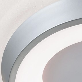 Plafoniera LED design circular LOOK argintie