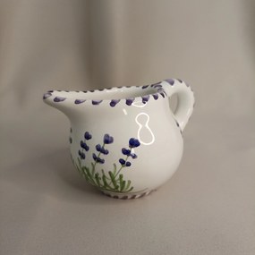 Căniță de lapte din ceramică model lavandă