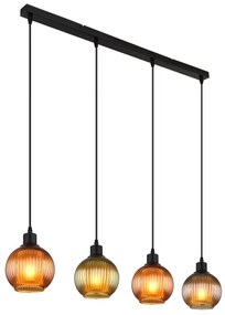 Lustră pe cablu Globo 15638-4 ZUMBA 4xE27/25W/230V
