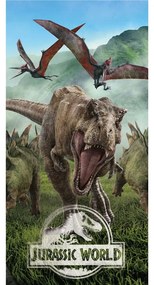 Prosop pentru copii din bumbac 70x140 cm Jurassic Park – Jerry Fabrics