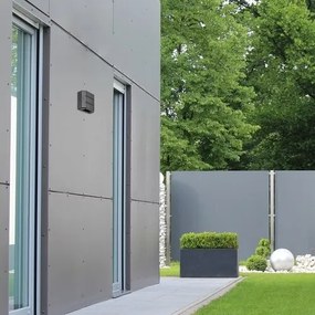 Aplica LED iluminat exterior ambiental IP54 Lippa negru