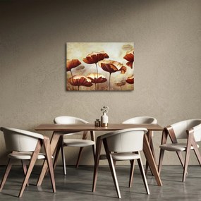Tablou flori roșii (70x50 cm)
