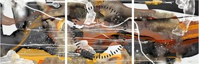 Tablou - Abstract (cu ceas) (90x30 cm)